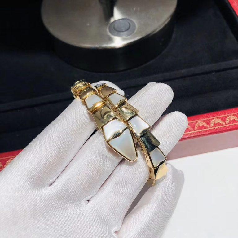 [✨ROSE✨]SERPENTI BRACELET MOP GOLD