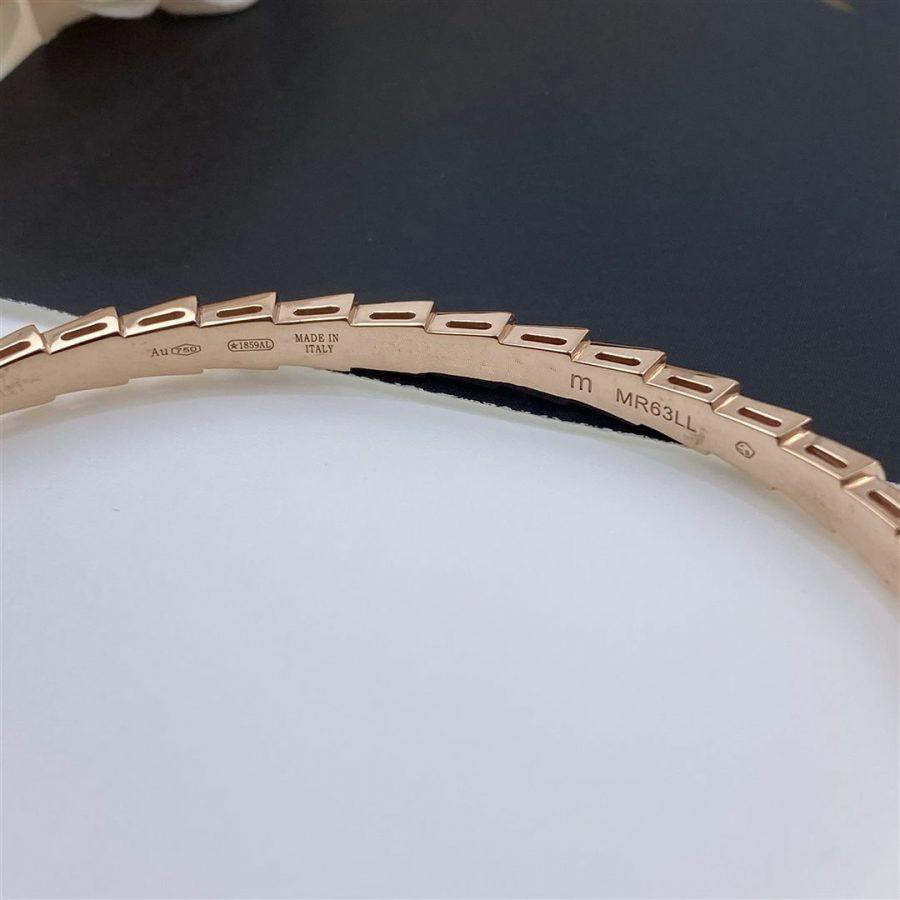 [✨ROSE✨]SERPENTI BRACELET PINK GOLD MOP DIAMOND