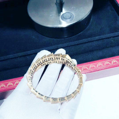 [✨ROSE✨]SERPENTI BRACELET 8MM PINK GOLD DIAMOND