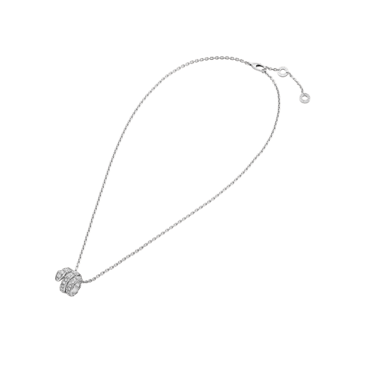 [✨ROSE✨]SERPENTI  NECKLACE DOUBLE RING DIAMOND