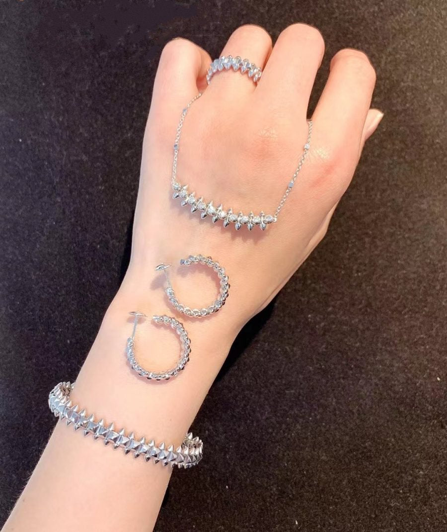 [✨ROSE✨]CLASH SILVER BRACELET