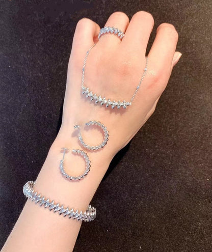 [✨ROSE✨]CLASH SILVER BRACELET