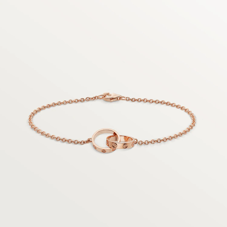 [✨ROSE✨]LOVE BRACELET DOUBLE RING