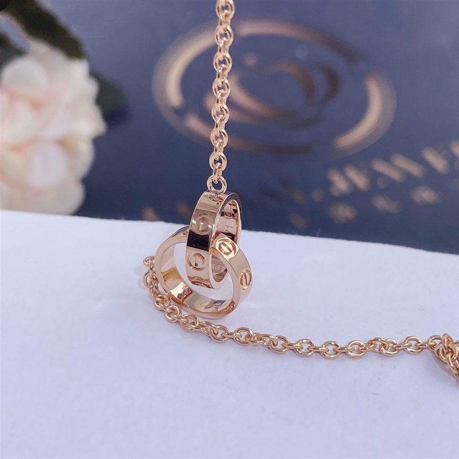 [✨ROSE✨]LOVE BRACELET DOUBLE RING