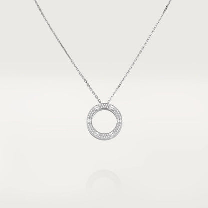 [✨ROSE✨]LOVE NECKLACE ADJUSTABLE SILVER