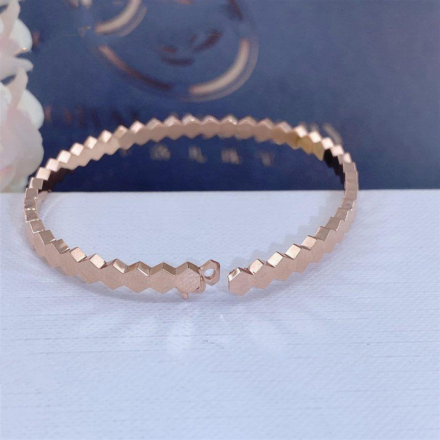 [✨ROSE✨]BEE LOVE PINK GOLD BRACELET