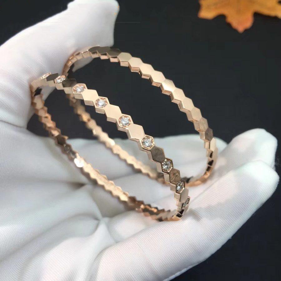[✨ROSE✨]BEE LOVE SILVER DIAMOND BRACELET
