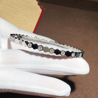 [✨ROSE✨]BEE LOVE SILVER DIAMOND BRACELET