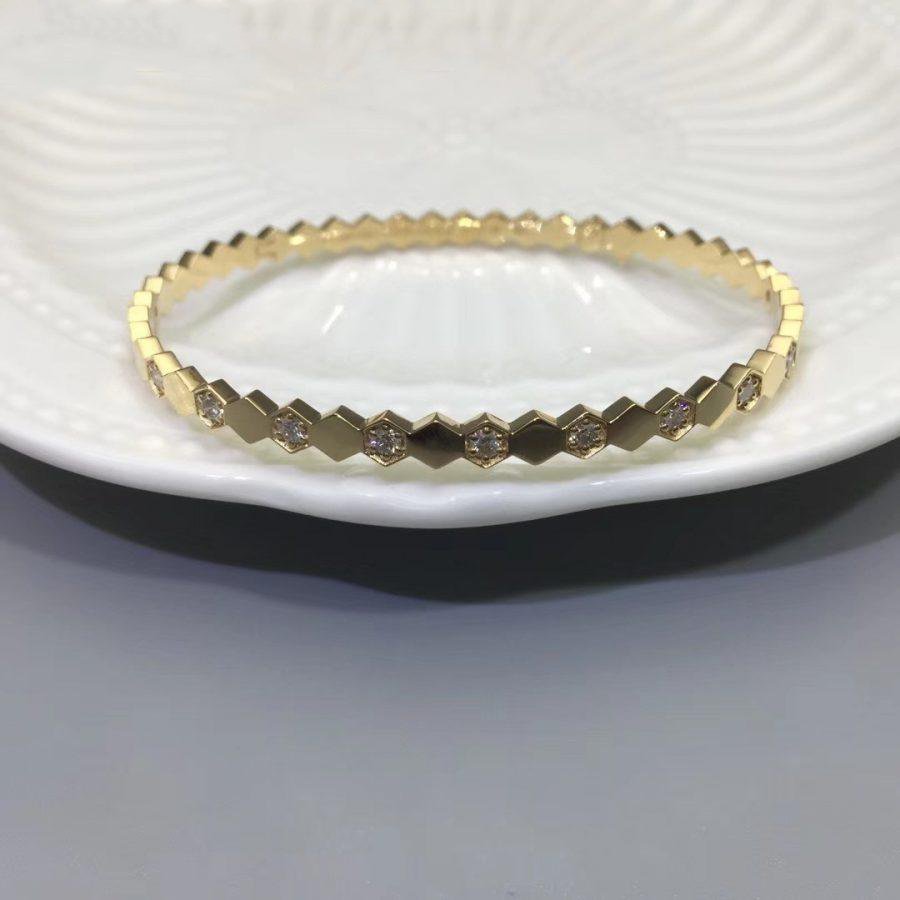[✨ROSE✨]BEE LOVE GOLD DIAMOND BRACELET