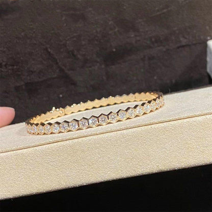 [✨ROSE✨]BEE LOVE GOLD BRACELET FULL DIAMOND