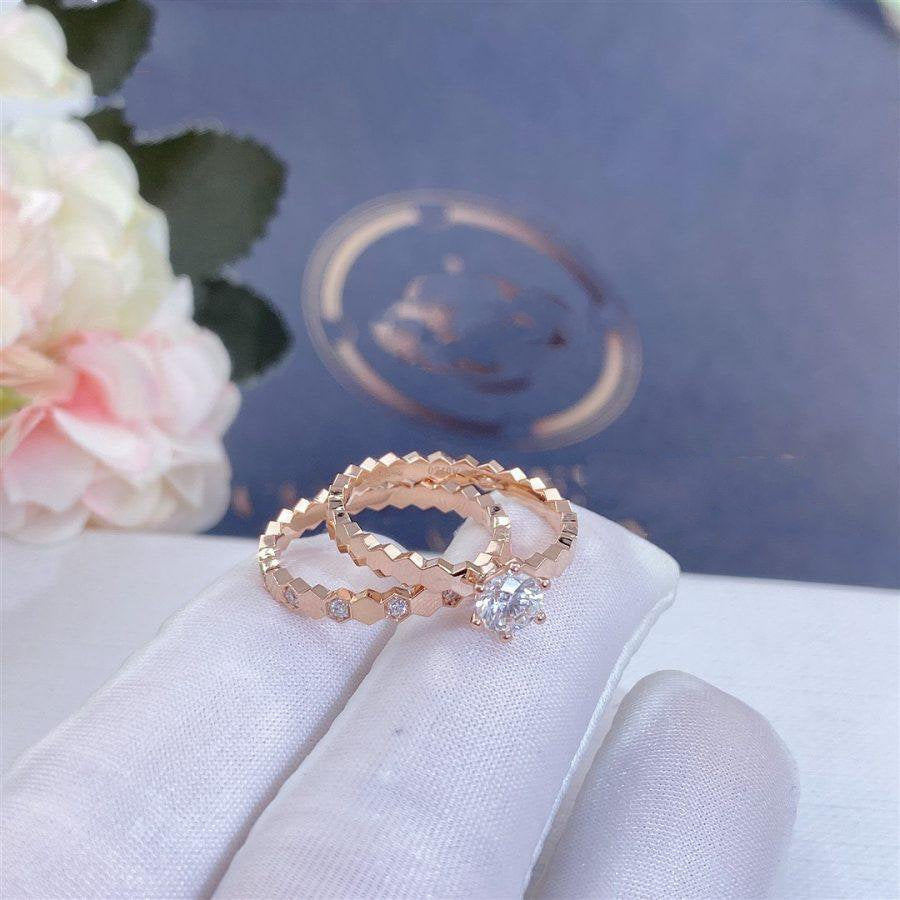 [✨ROSE✨]BEE LOVE RING PINK GOLD DIAMOND