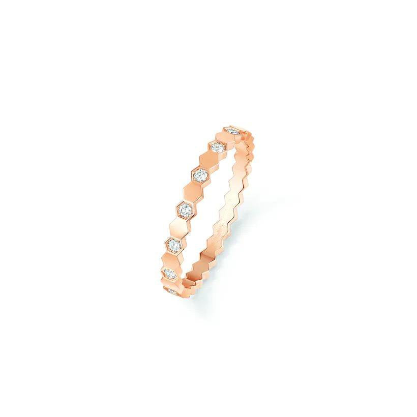 [✨ROSE✨]BEE LOVE RING PINK GOLD DIAMOND
