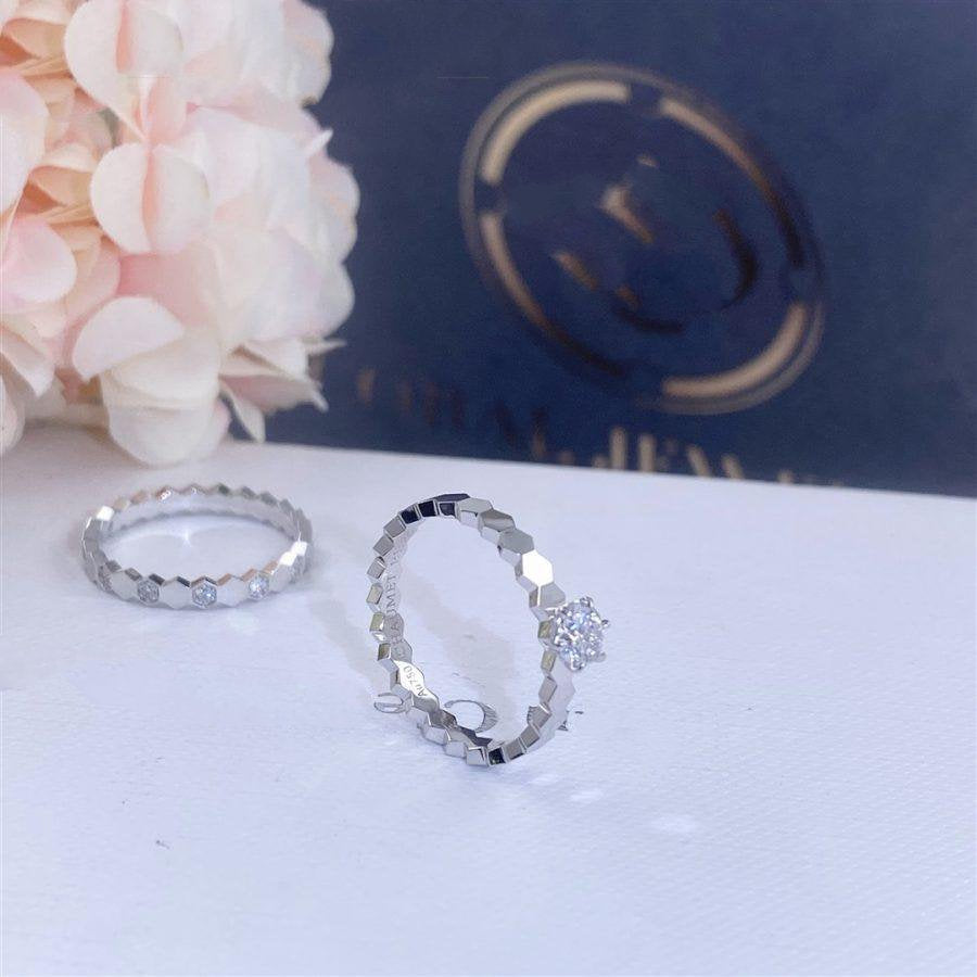 [✨ROSE✨]BEE LOVE RING SILVER 1 DIAMOND