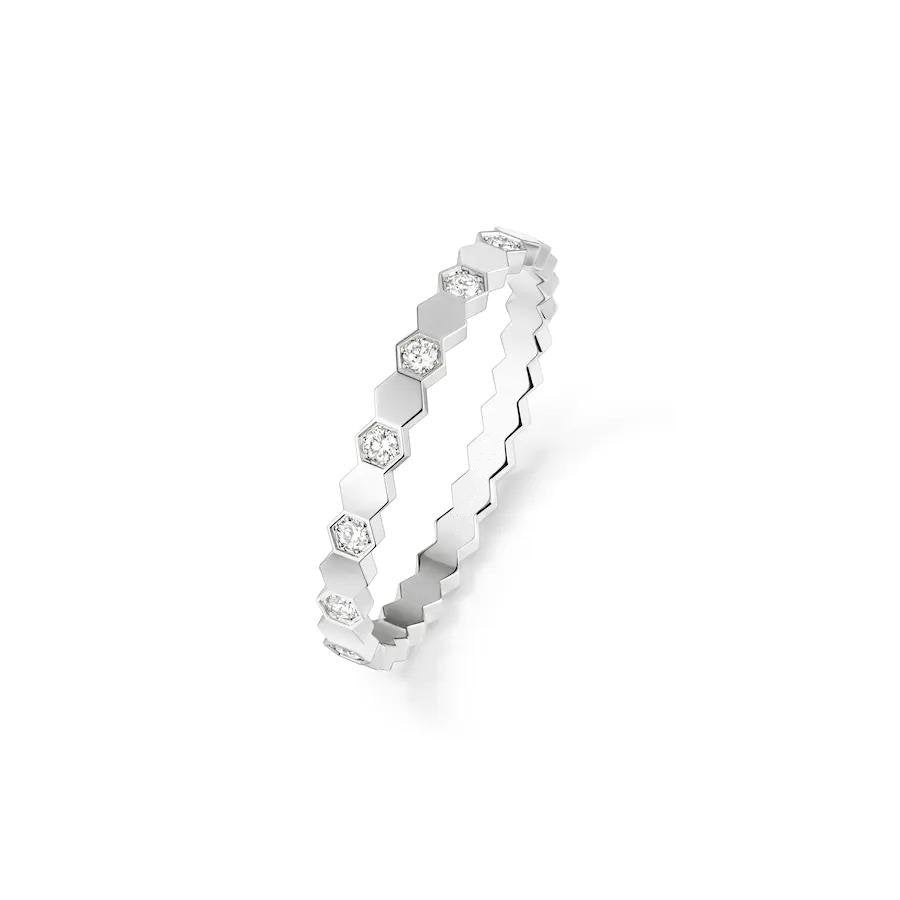 [✨ROSE✨]BEE LOVE RING SILVER DIAMOND