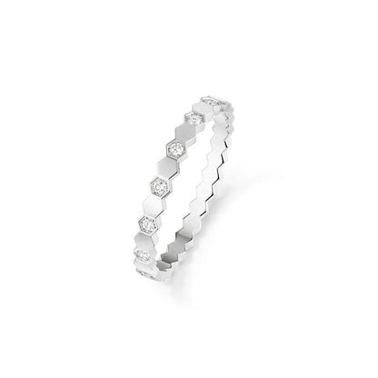 [✨ROSE✨]BEE LOVE RING SILVER DIAMOND