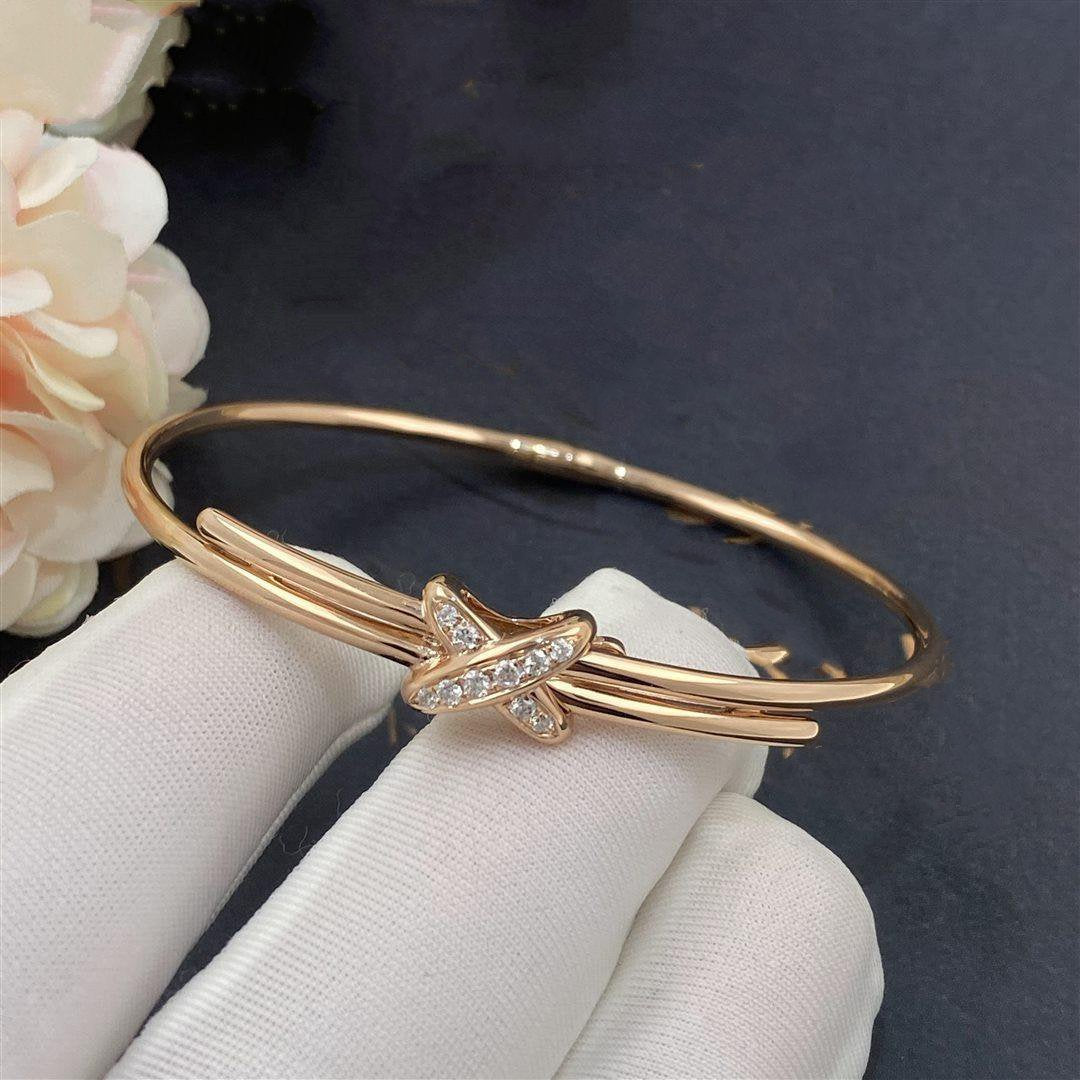 [✨ROSE✨]JEUX DE BRACELET PINK GOLD DIAMONDS