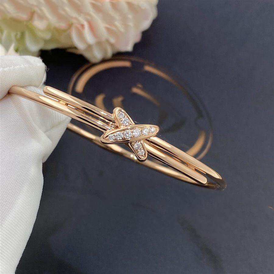 [✨ROSE✨]JEUX DE BRACELET PINK GOLD DIAMONDS