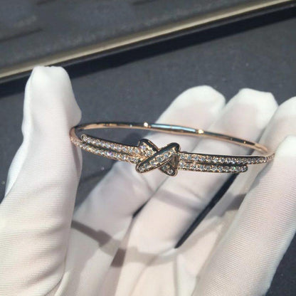 [✨ROSE✨]JEUX DE BRACELET DIAMONDS PINK GOLD