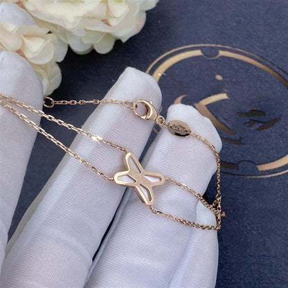 [✨ROSE✨]JEUX BRACELET WHITE MOP PINK GOLD 1 DIAMOND
