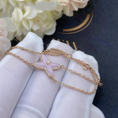 [✨ROSE✨]JEUX BRACELET PINK MOP PINK GOLD 1 DIAMOND