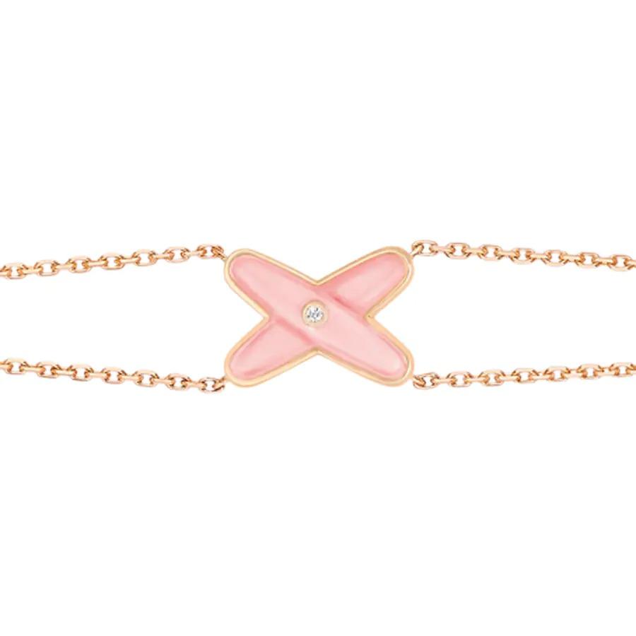 [✨ROSE✨]JEUX BRACELET PINK MOP PINK GOLD 1 DIAMOND