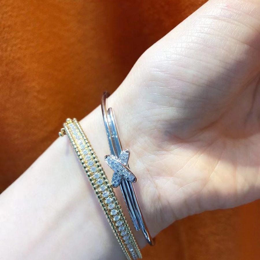 [✨ROSE✨]JEUX DE BRACELET SILVER DIAMONDS