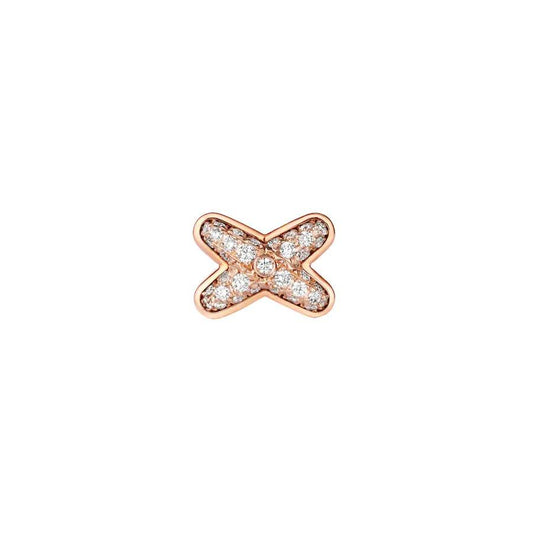 [✨ROSE✨]JEUX DE PINK GOLD DIAMOND EARRINGS