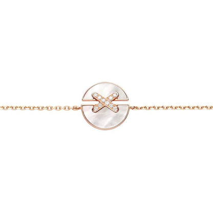 [✨ROSE✨]JEUX DE BRACELET MOP PINK GOLD DIAMONDS