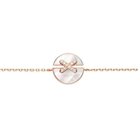 [✨ROSE✨]JEUX DE BRACELET MOP PINK GOLD DIAMONDS