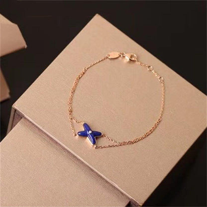 [✨ROSE✨]Hollow Design Four-Leaf Clover Flower Shape Ring