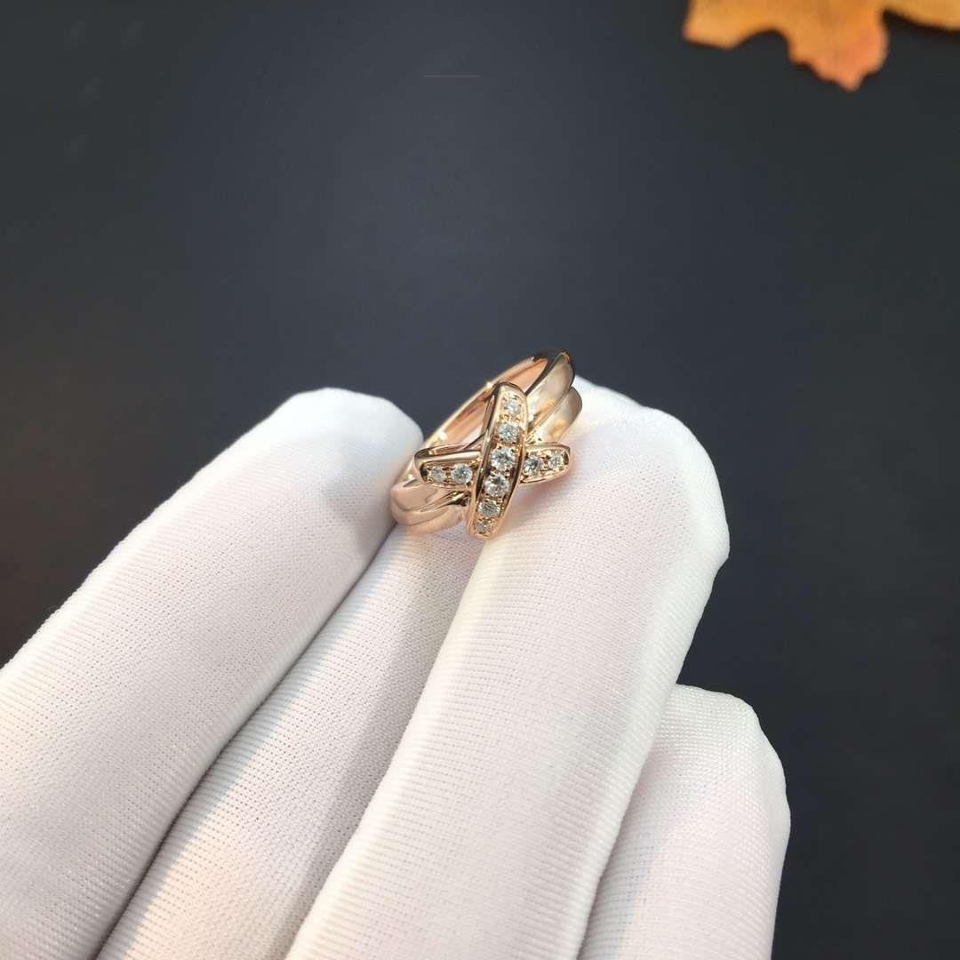 [✨ROSE✨]JEUX DE PINK GOLD DIAMOND RING