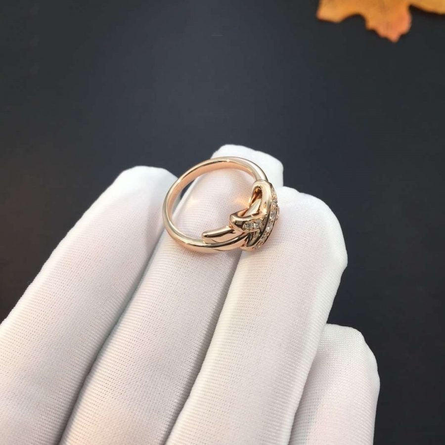 [✨ROSE✨]JEUX DE PINK GOLD DIAMOND RING