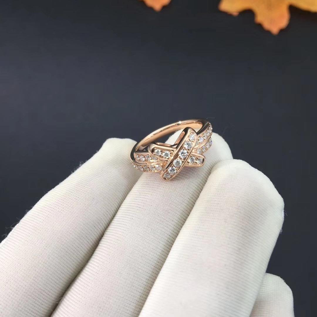 [✨ROSE✨]JEUX DE RING PINK GOLD DIAMOND