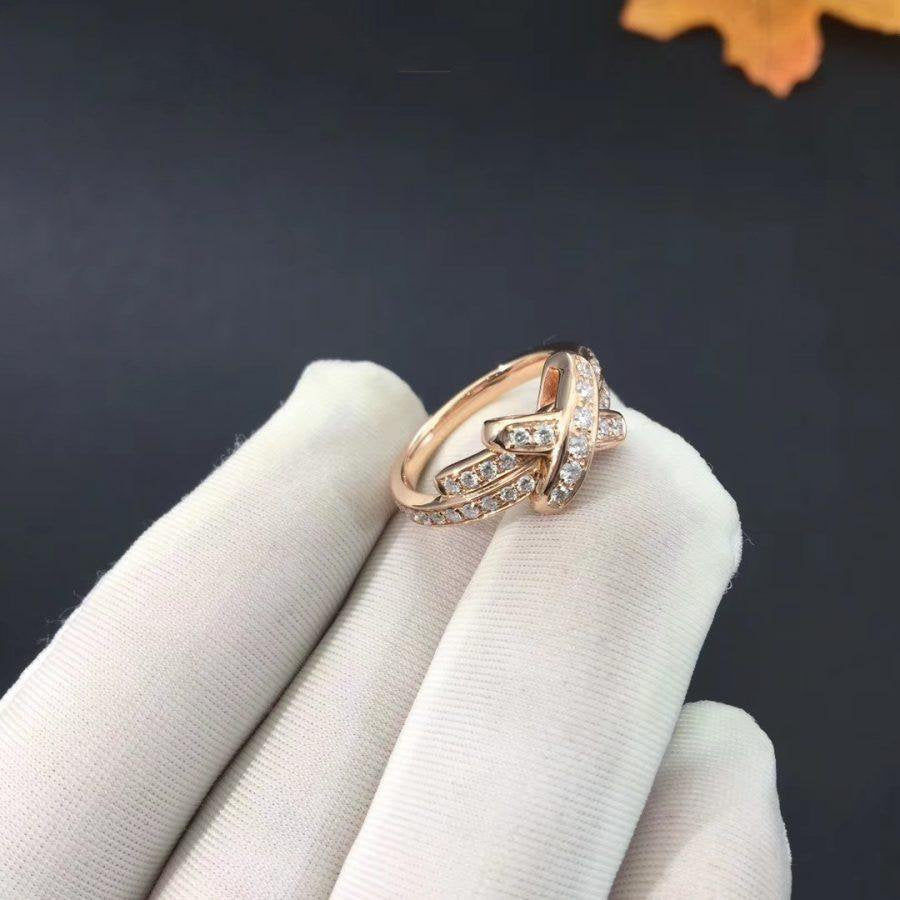 [✨ROSE✨]JEUX DE RING PINK GOLD DIAMOND