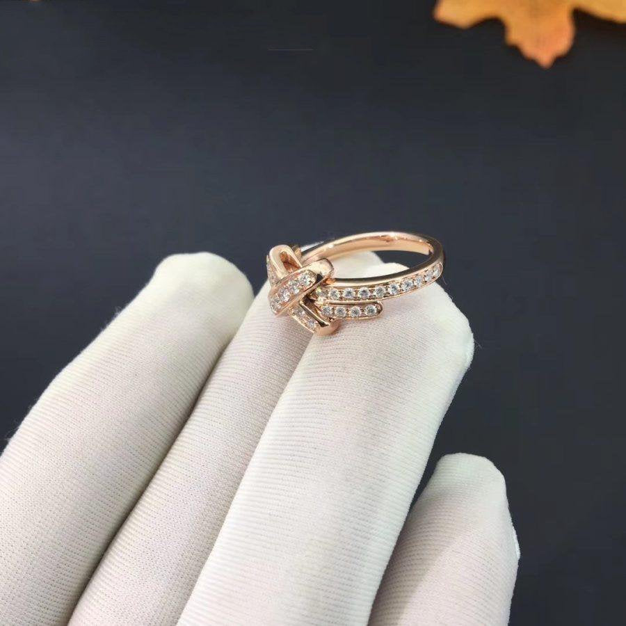 [✨ROSE✨]JEUX DE RING PINK GOLD DIAMOND