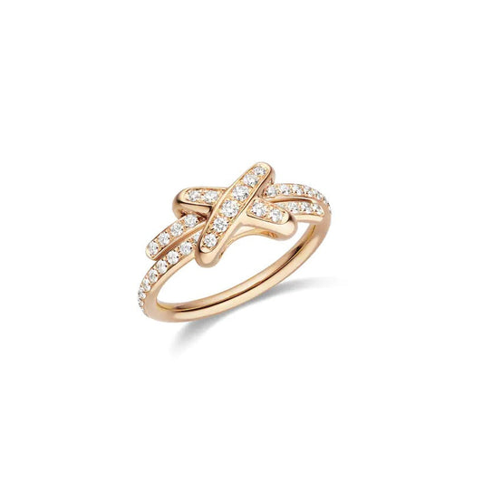 [✨ROSE✨]JEUX DE RING PINK GOLD DIAMOND