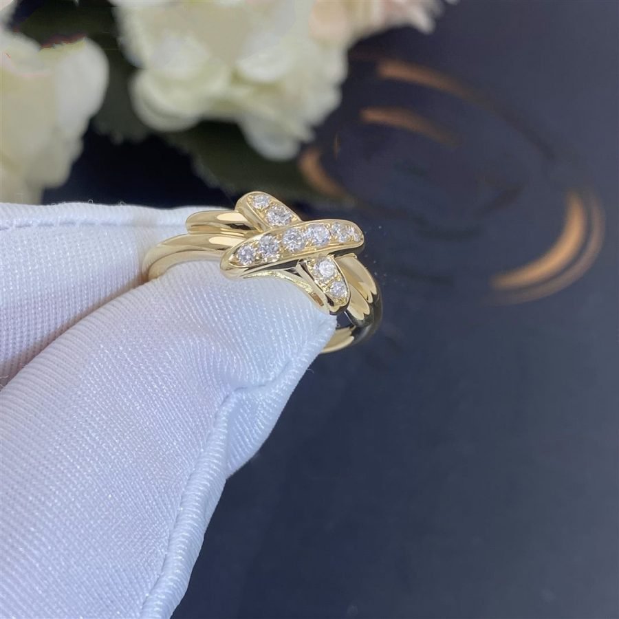 [✨ROSE✨]JEUX DE GOLD DIAMOND RING