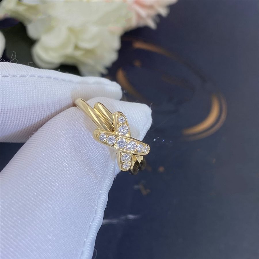 [✨ROSE✨]JEUX DE GOLD DIAMOND RING