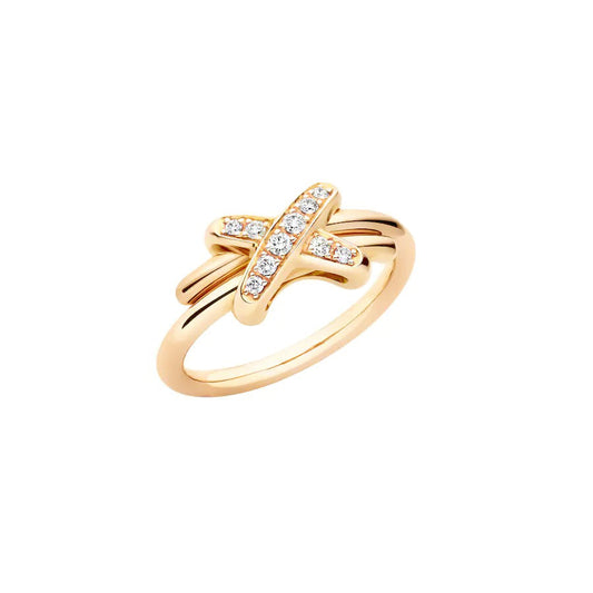 [✨ROSE✨]JEUX DE GOLD DIAMOND RING
