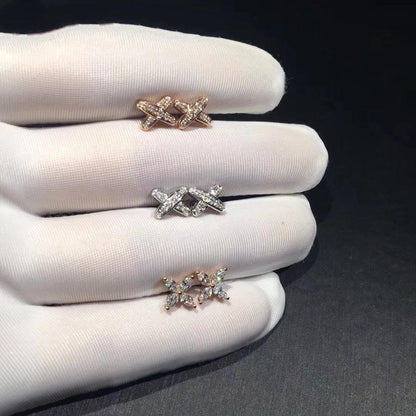 [✨ROSE✨]JEUX DE DIAMOND EARRINGS