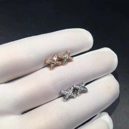 [✨ROSE✨]JEUX DE DIAMOND EARRINGS