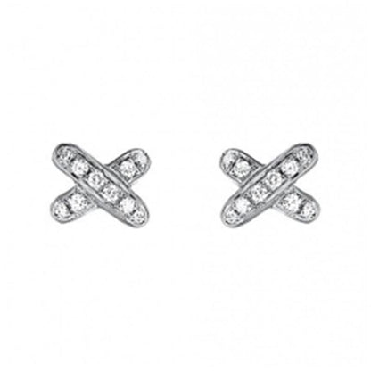 [✨ROSE✨]JEUX DE DIAMOND EARRINGS