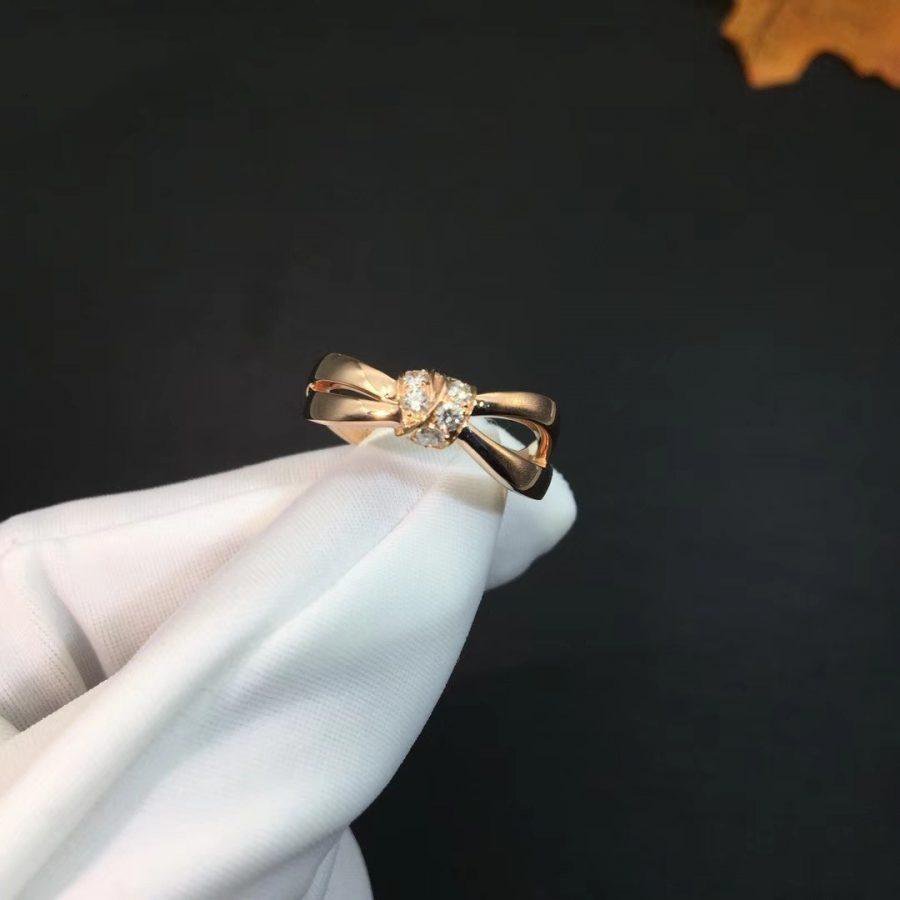 [✨ROSE✨]LIENS RING PINK GOLD DIAMOND