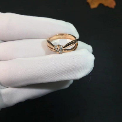 [✨ROSE✨]LIENS RING PINK GOLD DIAMOND