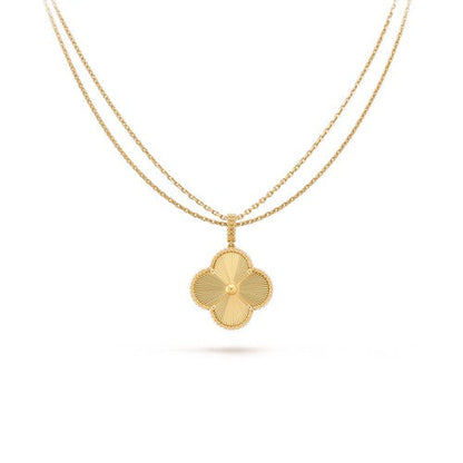 [✨ROSE✨]CLOVER 25MM PEDANT NECKLACE GOLD