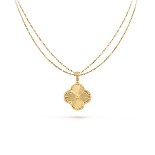 [✨ROSE✨]CLOVER 25MM PEDANT NECKLACE GOLD