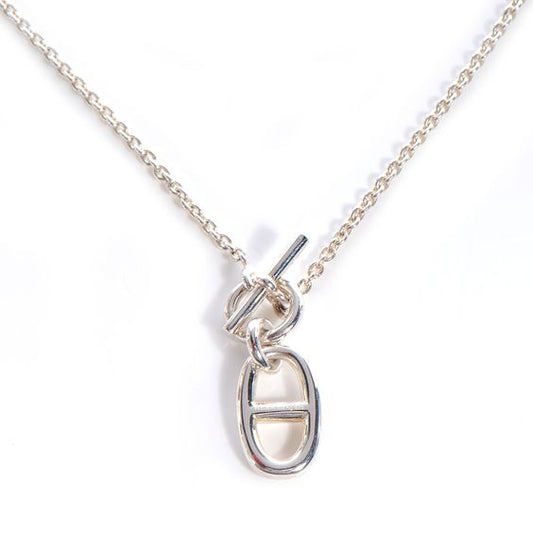 [✨ROSE✨]HM CHAINE D'ANCRE PENDANT NECKLACE STERLING SILVER