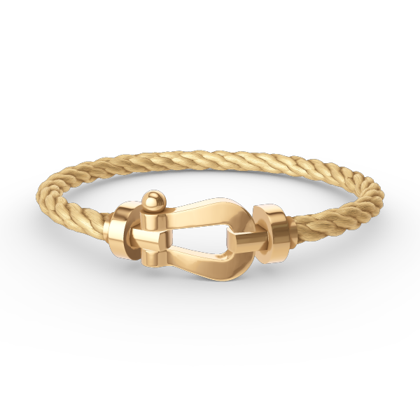 [✨ROSE✨]FORCE LARGE HORSESHOE NO DIAMOND BRACELET GOLD
