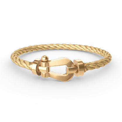 [✨ROSE✨]FORCE LARGE HORSESHOE NO DIAMOND BRACELET GOLD