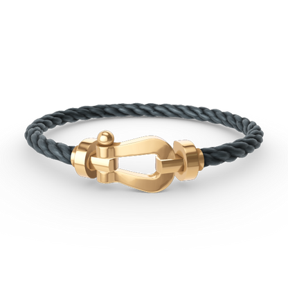 [✨ROSE✨]FORCE LARGE HORSESHOE NO DIAMOND BRACELET GOLD